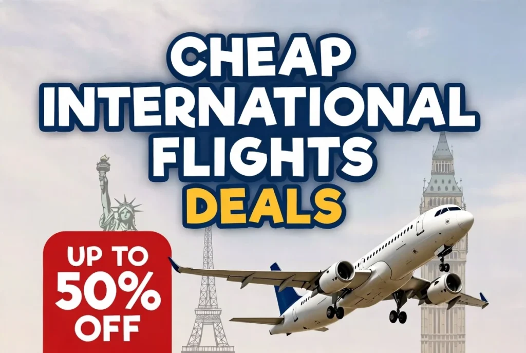 Cheap International Flights Deals: Book Smart & Travel More for Less