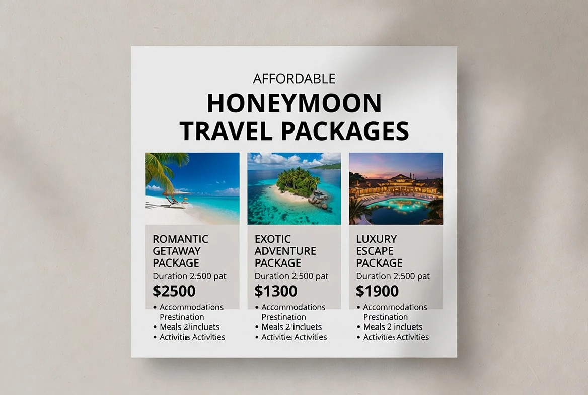 Affordable Honeymoon Travel Packages That Feel 100% Luxury (Limited Offers!)
